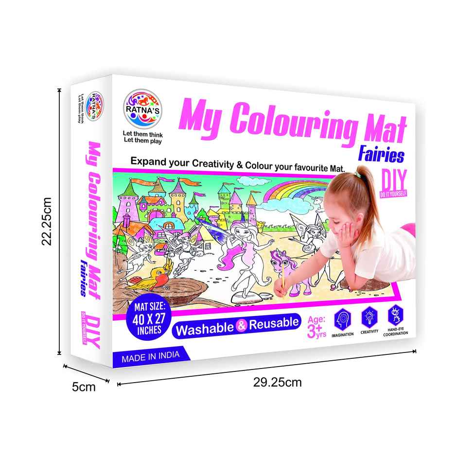 Ratna's My Colouring Mat Fairies