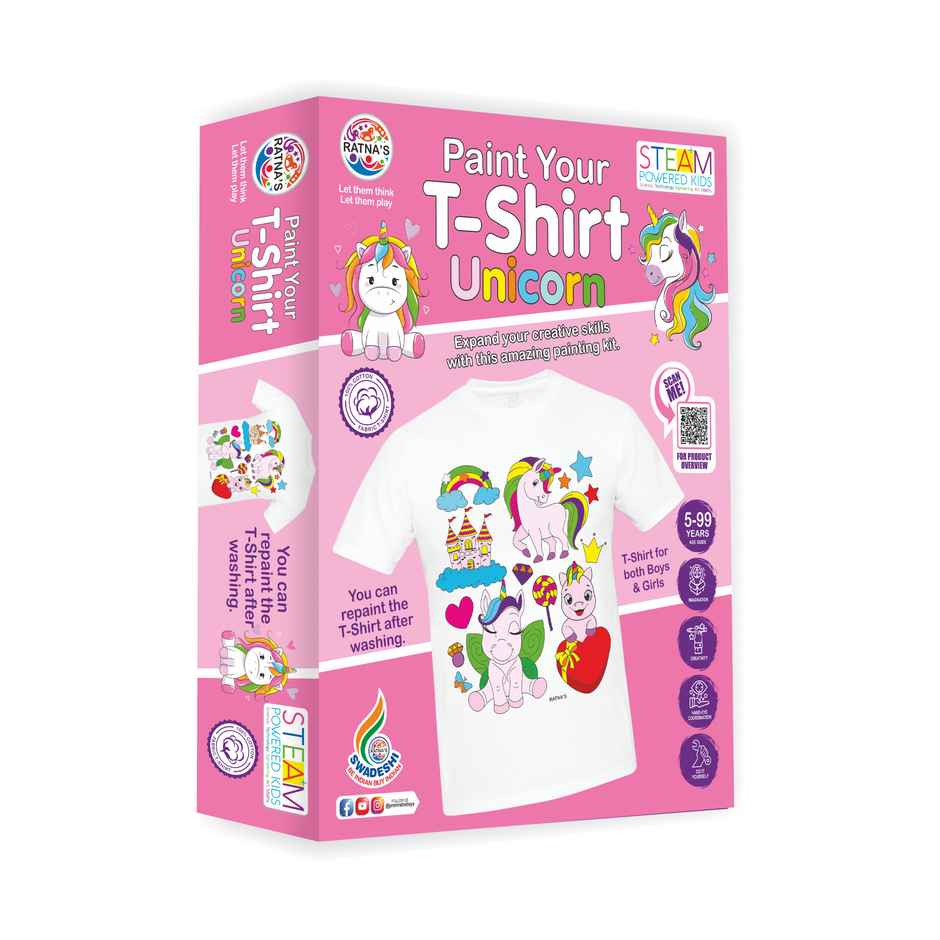 Ratna's Paint Your T-Shirt Unicorn