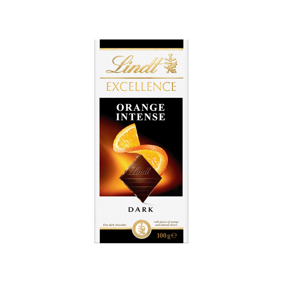 Lindt Excellence Orange Intense Dark Chocolate