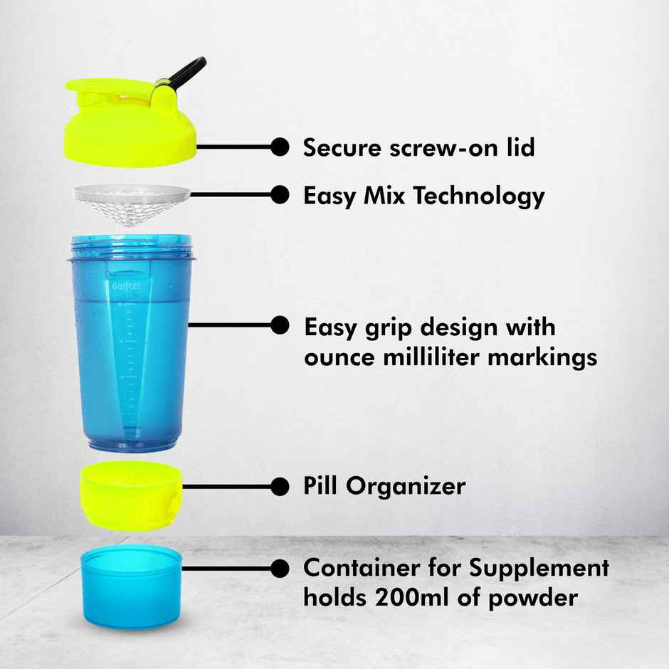 Nivia Dominator 2.0 Gym Shaker | Blue