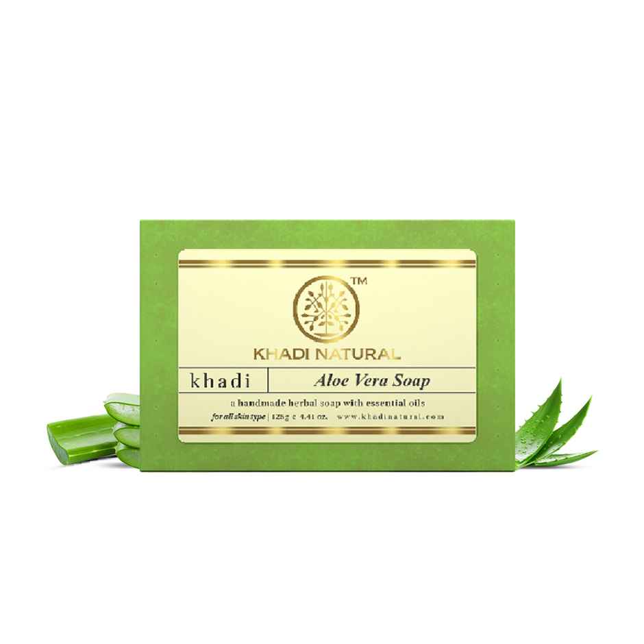 Khadi Natural Aloe Vera Soap For Moisturizing Dry Skin Combo