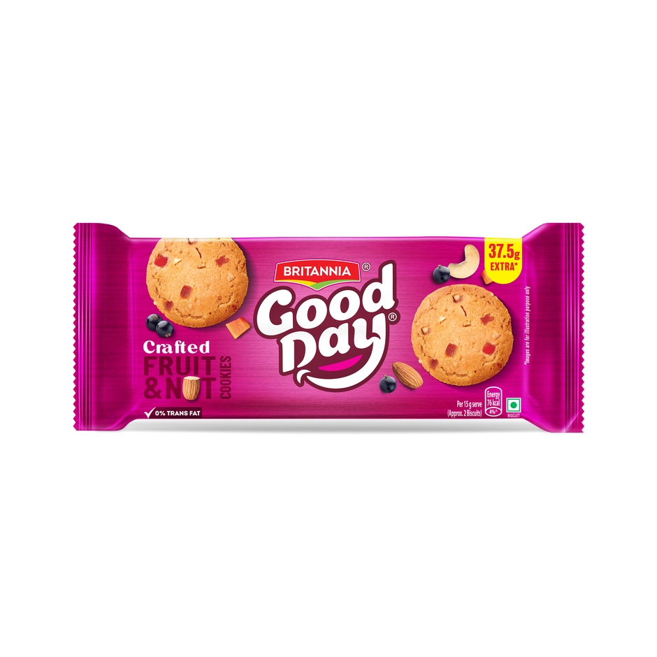 Britannia Good Day Fruit and Nut Cookies | Trans Fat-free
