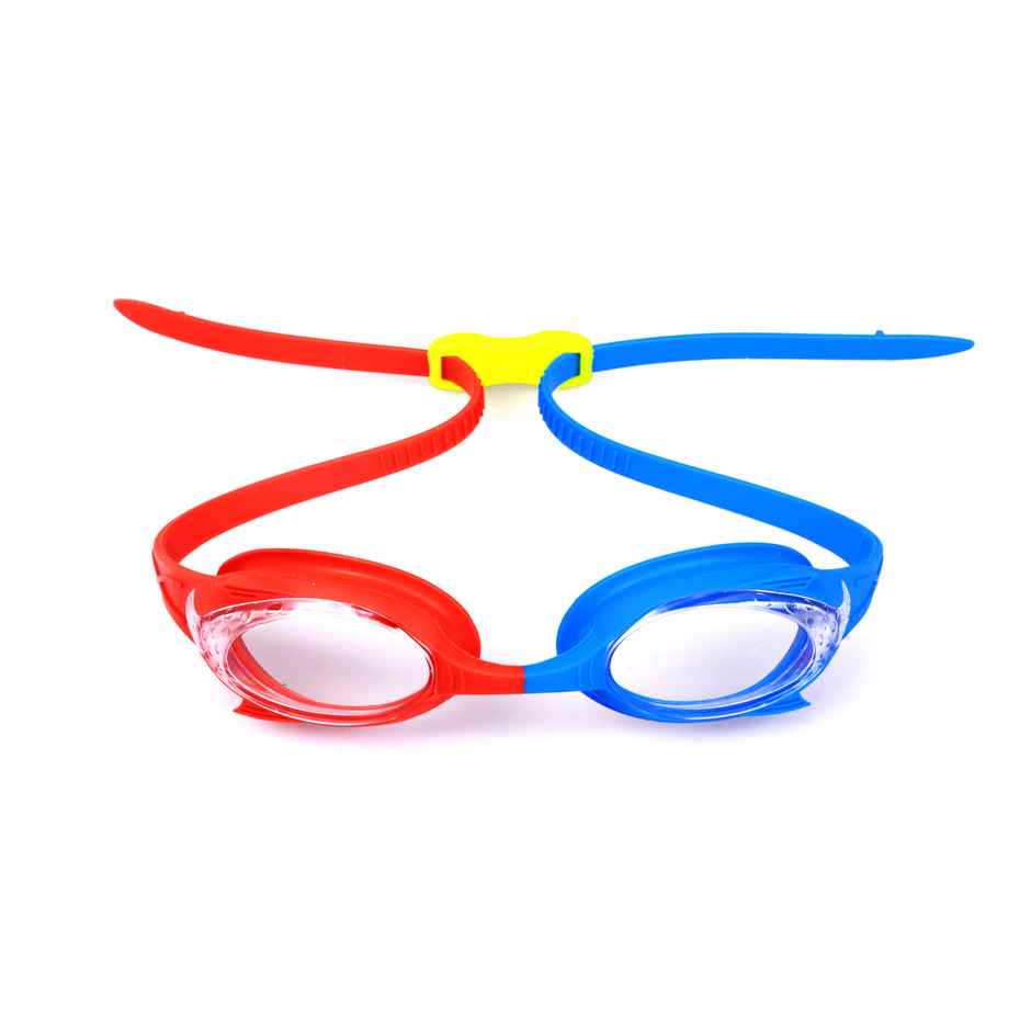 Nivia Kiddies Jr. 2.0 Swimming Goggles | Red and Blue | 4142Rb