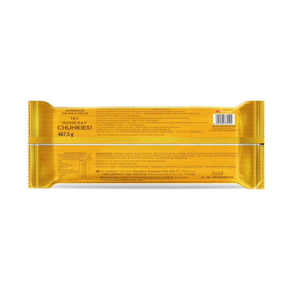 Britannia Good Day Butter Jeera Cookies | Trans Fat-free