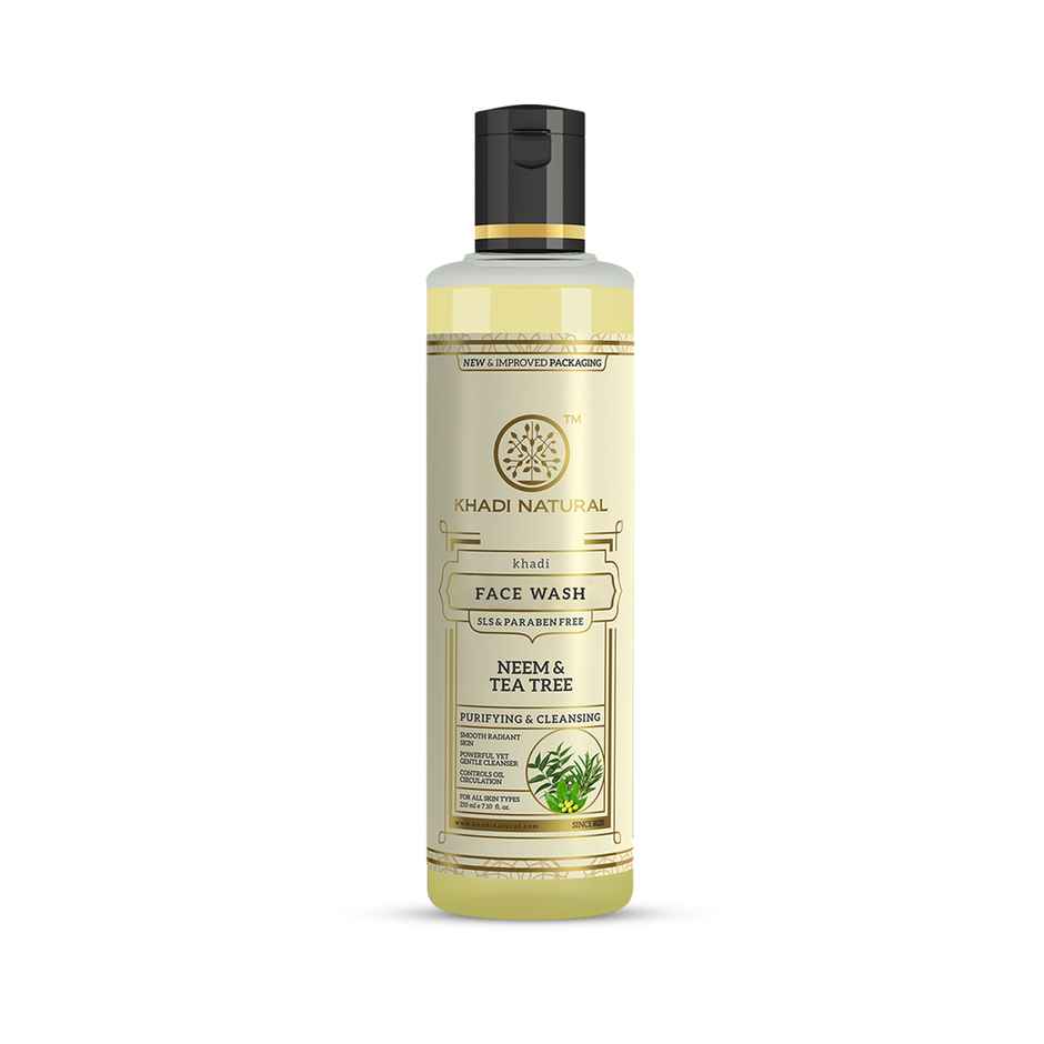 Khadi Natural Neem & Teatree Face Wash - SLS & Paraben Free