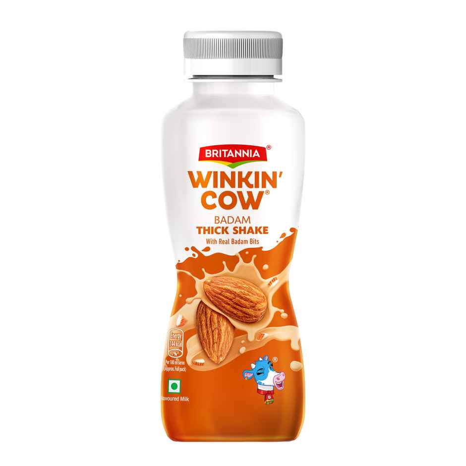 Winkin Cow Britannia Badam Flavoured Milkshake Pet