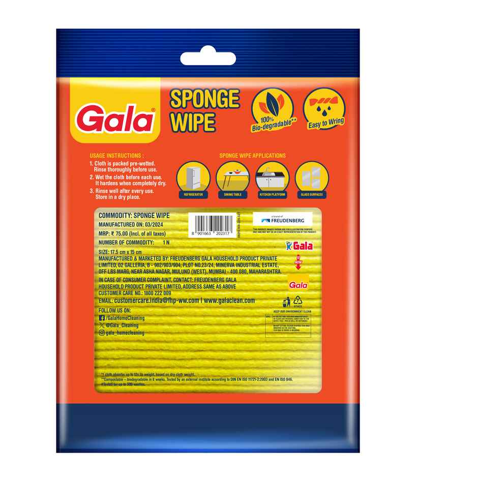Gala Kitchen Sponge Wipe