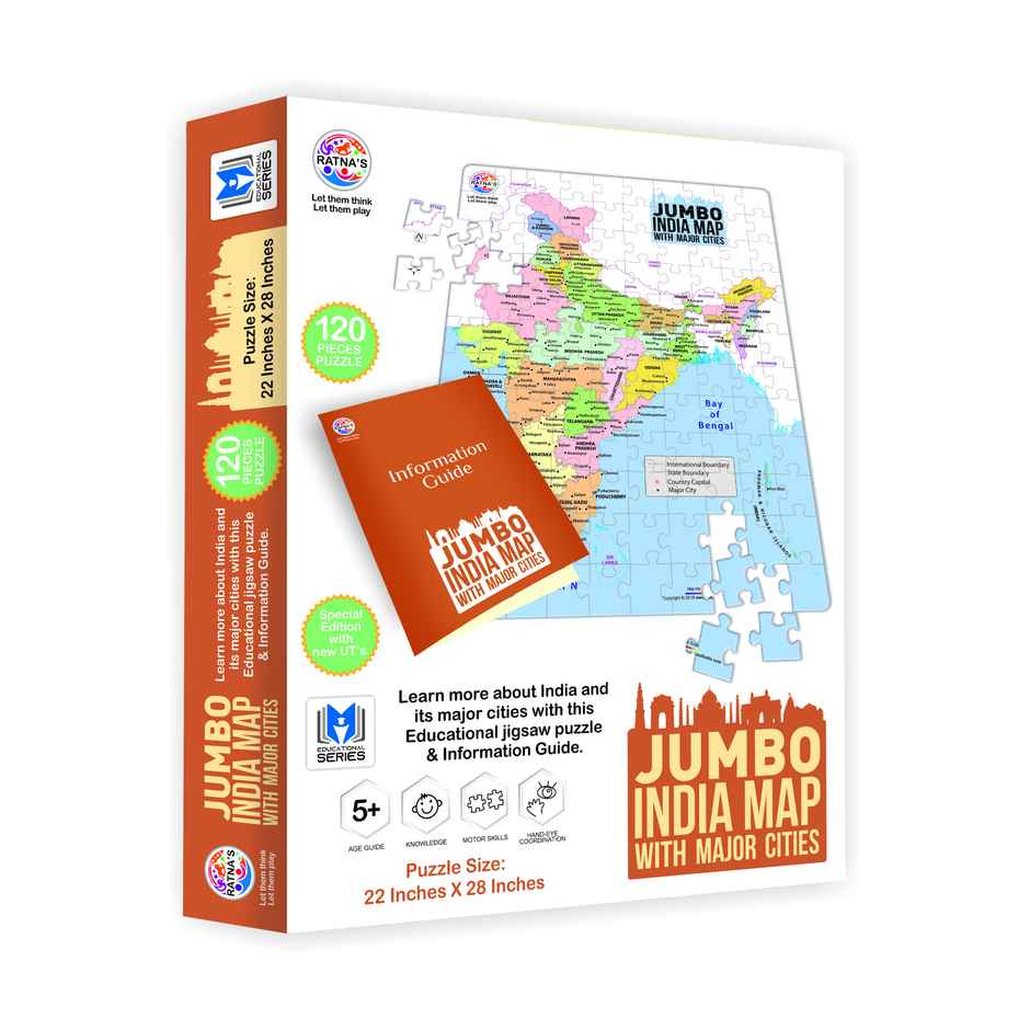 Ratna's Jumbo India Map Jigsaw