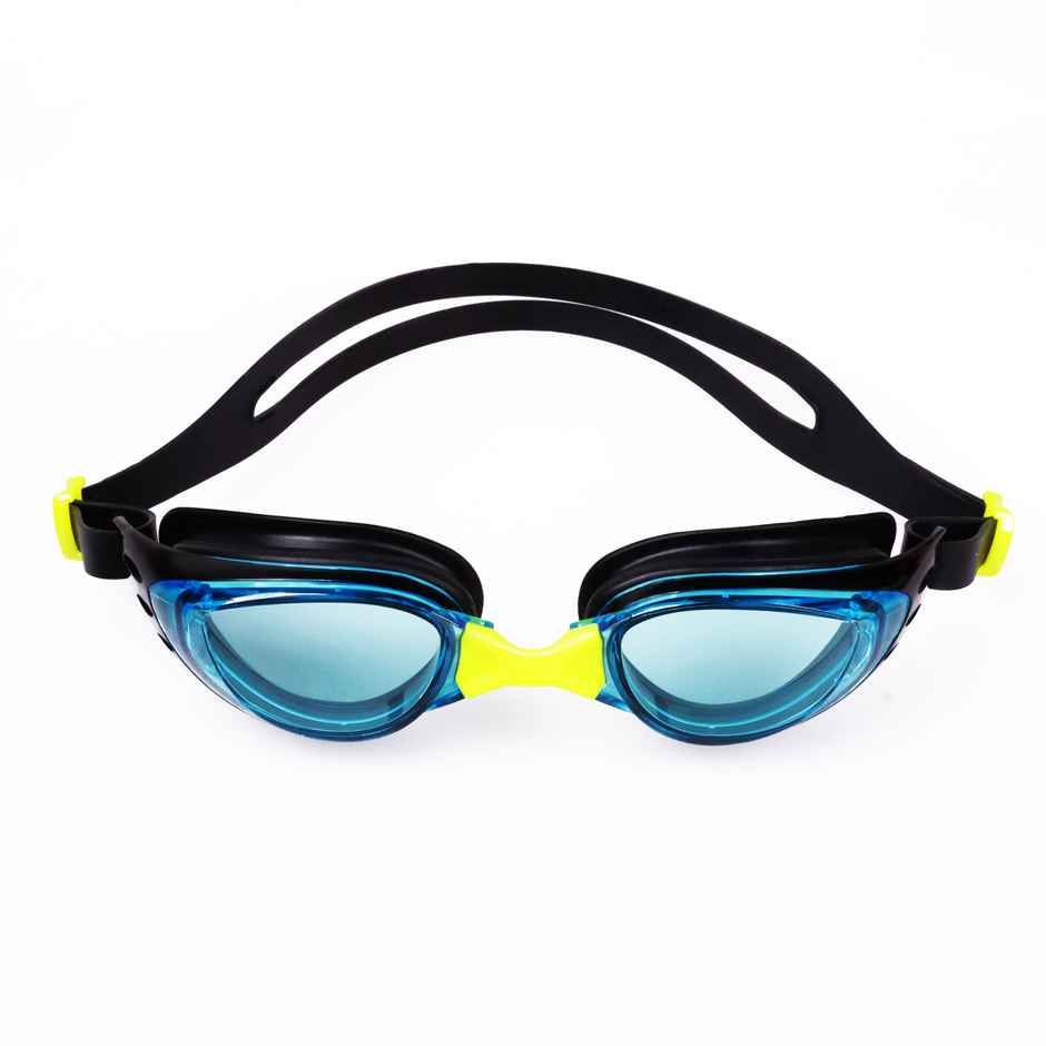 Nivia Eliminator 2.0 Swimming Goggles | Black and Green | 4144Bg