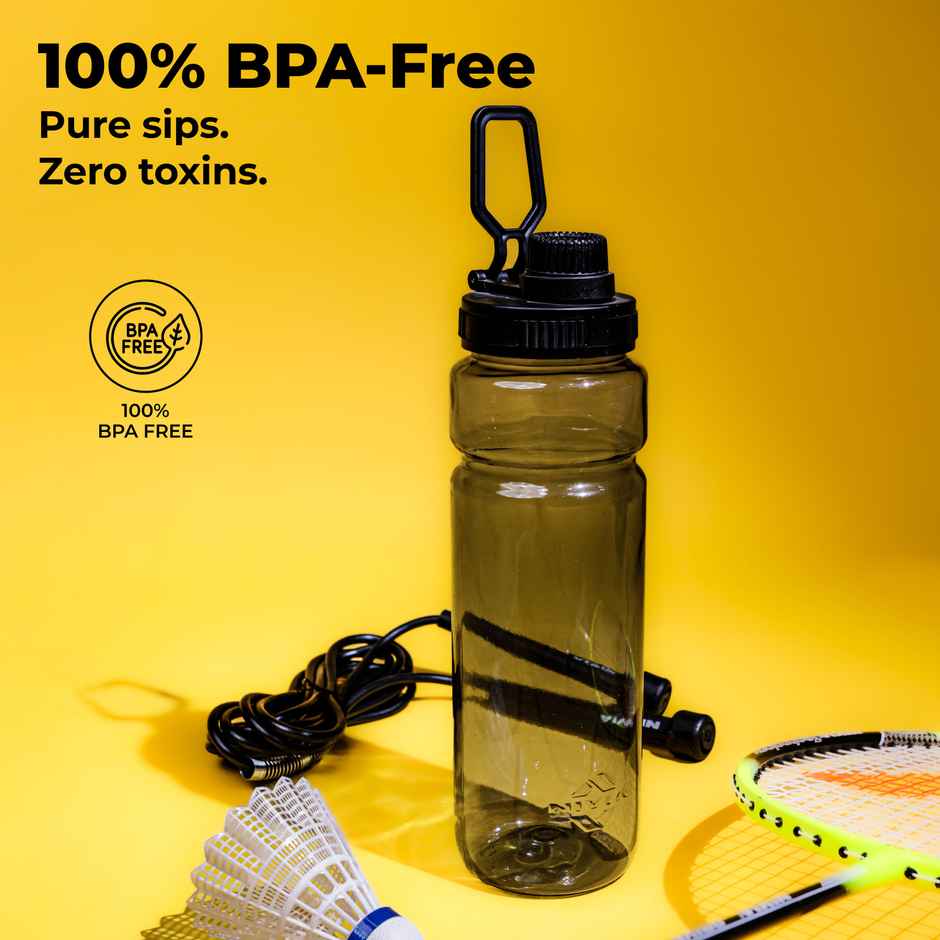 Nivia Warrior Wade Sipper bottle | Black | 7831bk