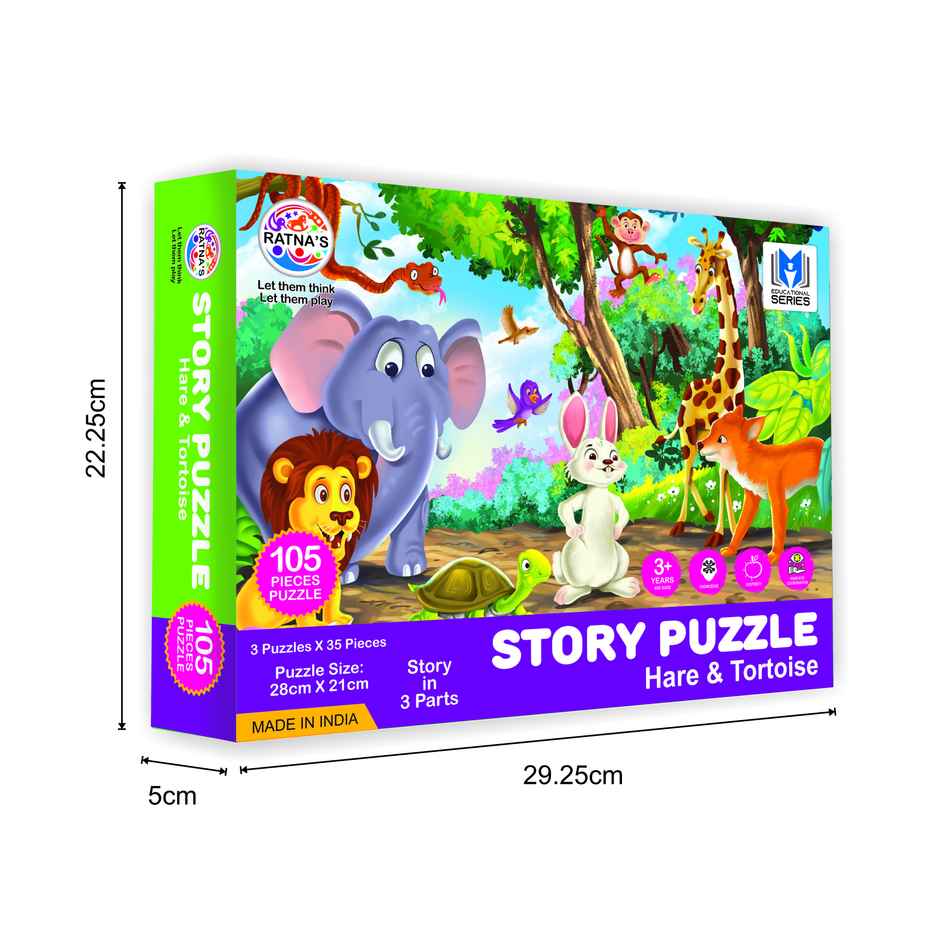 Ratna's Story Puzzle Hare & Tortoise