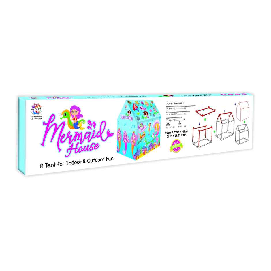 Ratna's Mermaid Tent House | 110 cm Tall