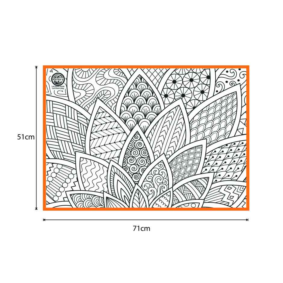 Ratna's My Colouring Mat Mandala | Assorted