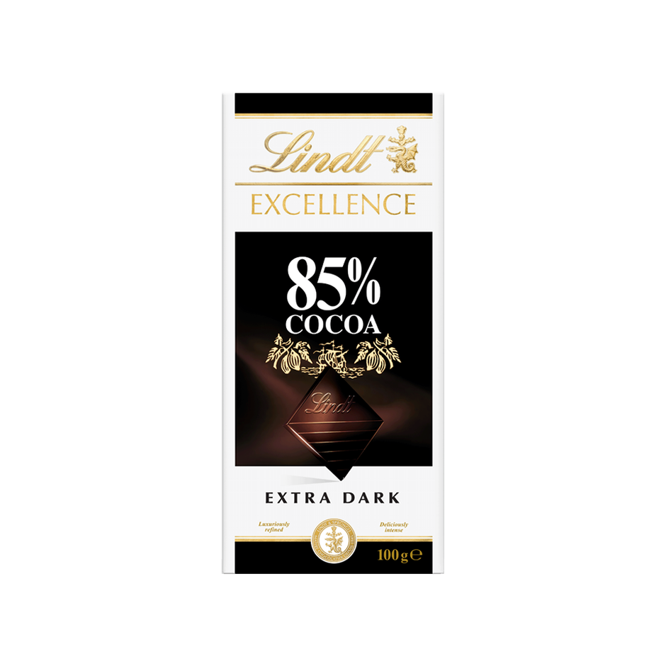 Lindt Excellence 85 % Cocoa Robust Dark Chocolate