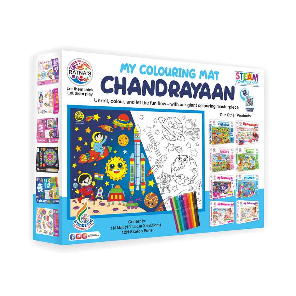 Ratna's My Colouring Mat Chandrayaan