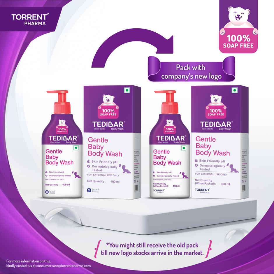 Tedibar Rich Moisturising Baby Body Wash with Skin Friendly PH