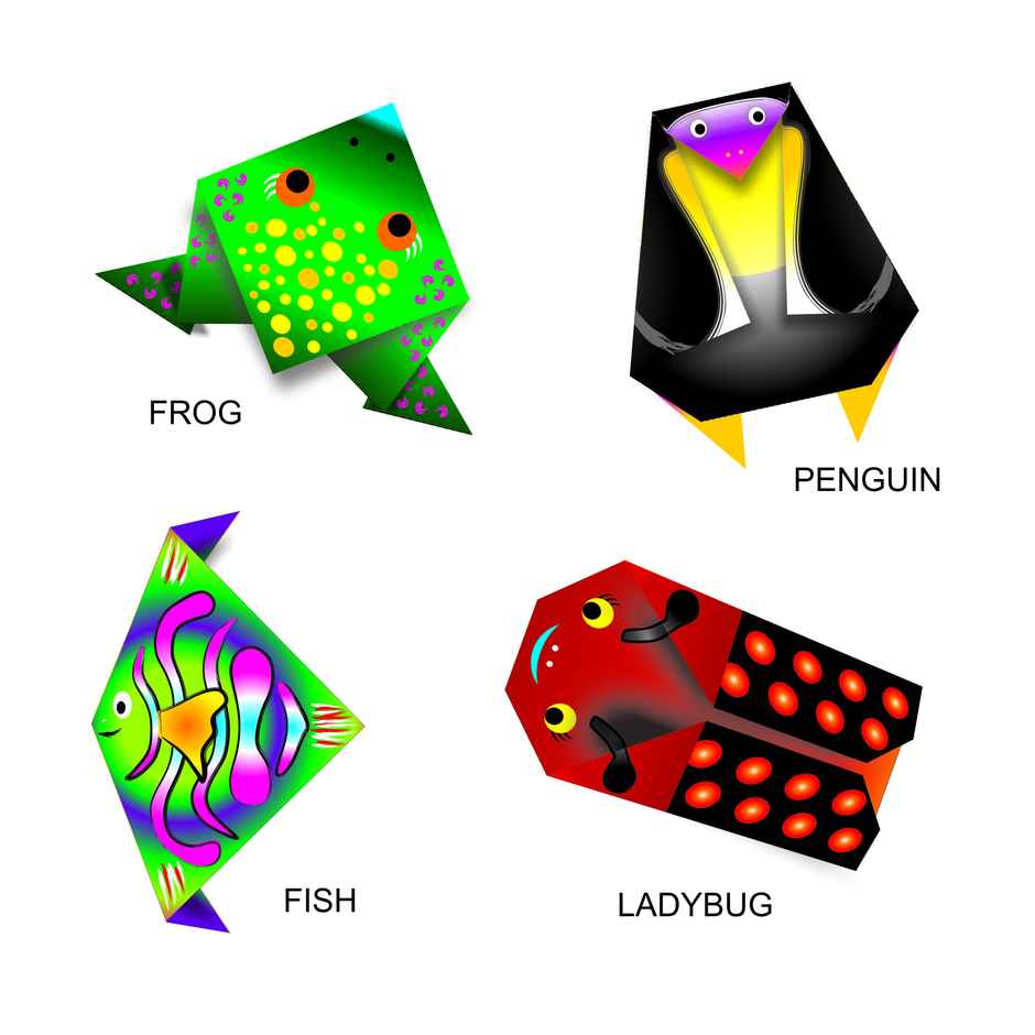 Ratna's Origami Animal | Assorted