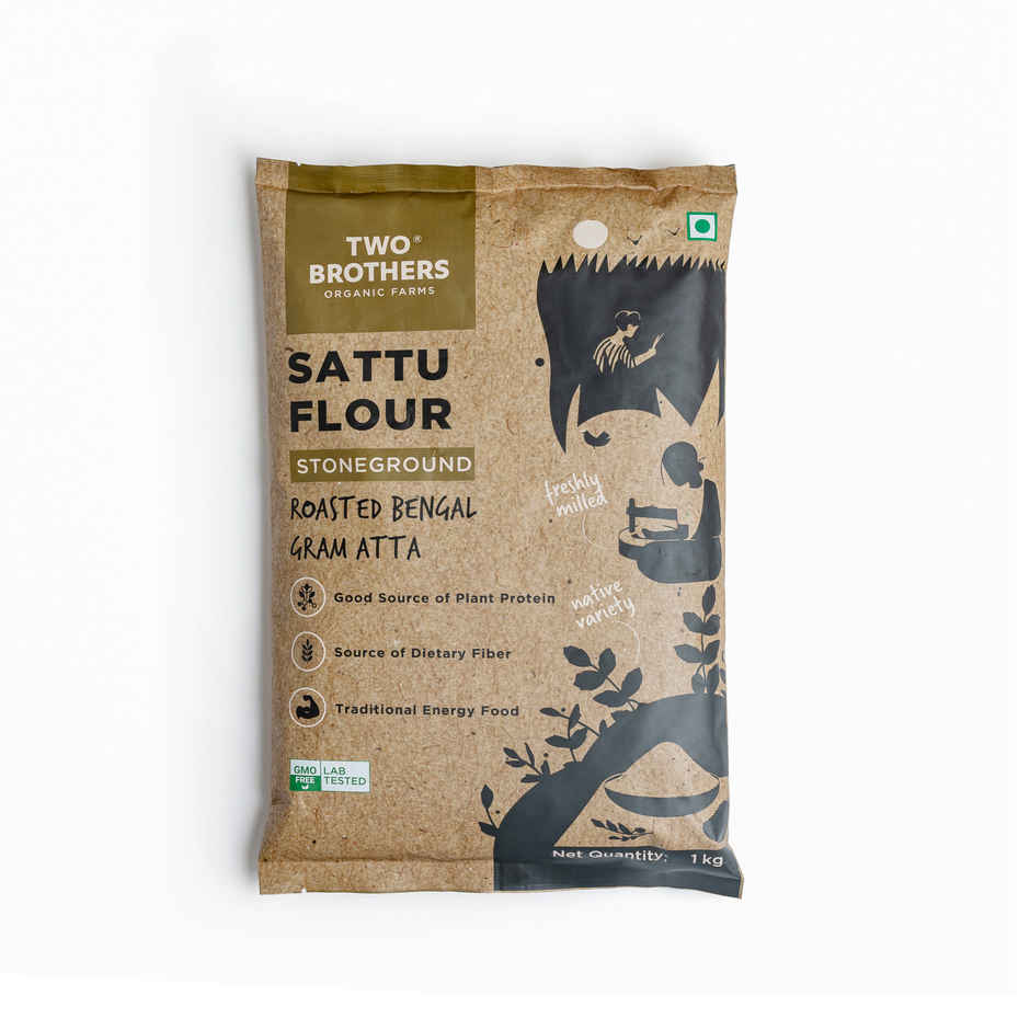 Two Brothers Sattu Atta Gluten Free, Non-Gmo, Stoneground
