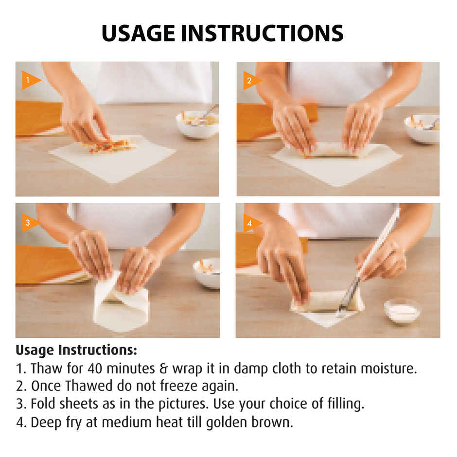 Switz Spring Roll Sheets 6 X 6 - 40 Sheets