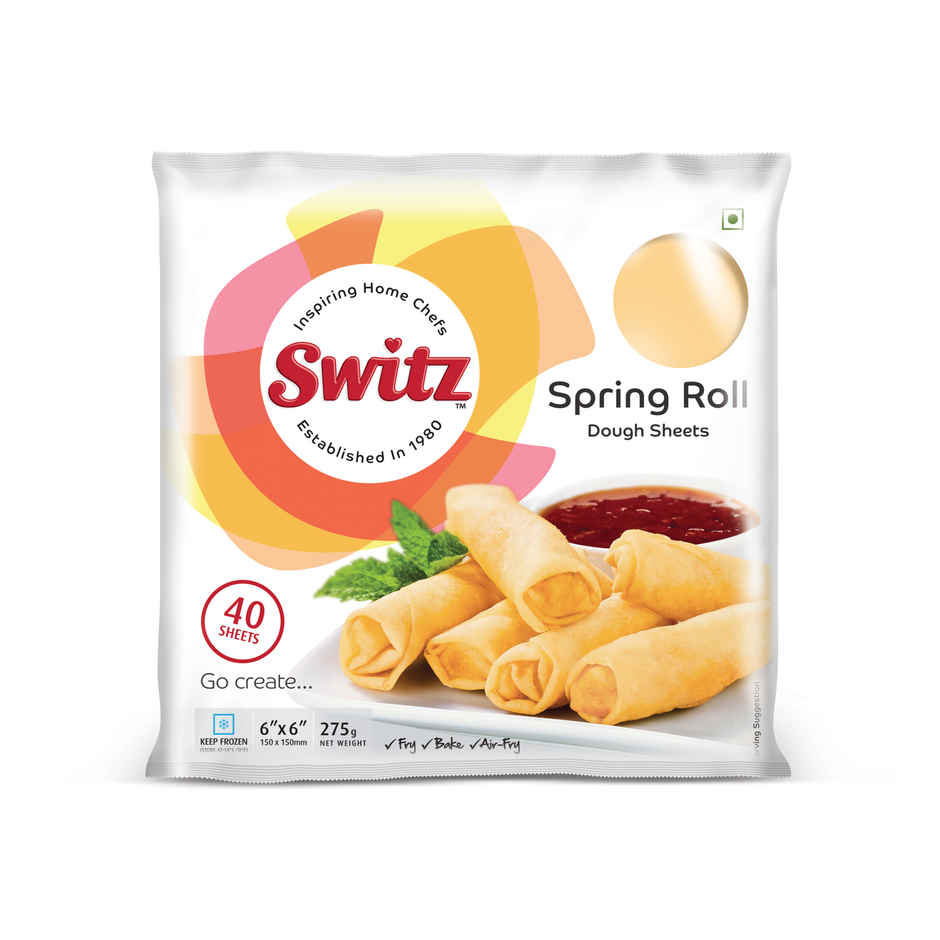Switz Spring Roll Sheets 6 X 6 - 40 Sheets