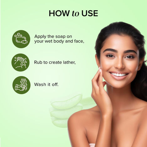 Khadi Natural Aloe Vera Soap For Moisturizing Dry Skin