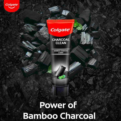 Colgate Charcoal Clean Black Gel Toothpaste Deep Clean with Bamboo Charcoal & Wintergreen Mint