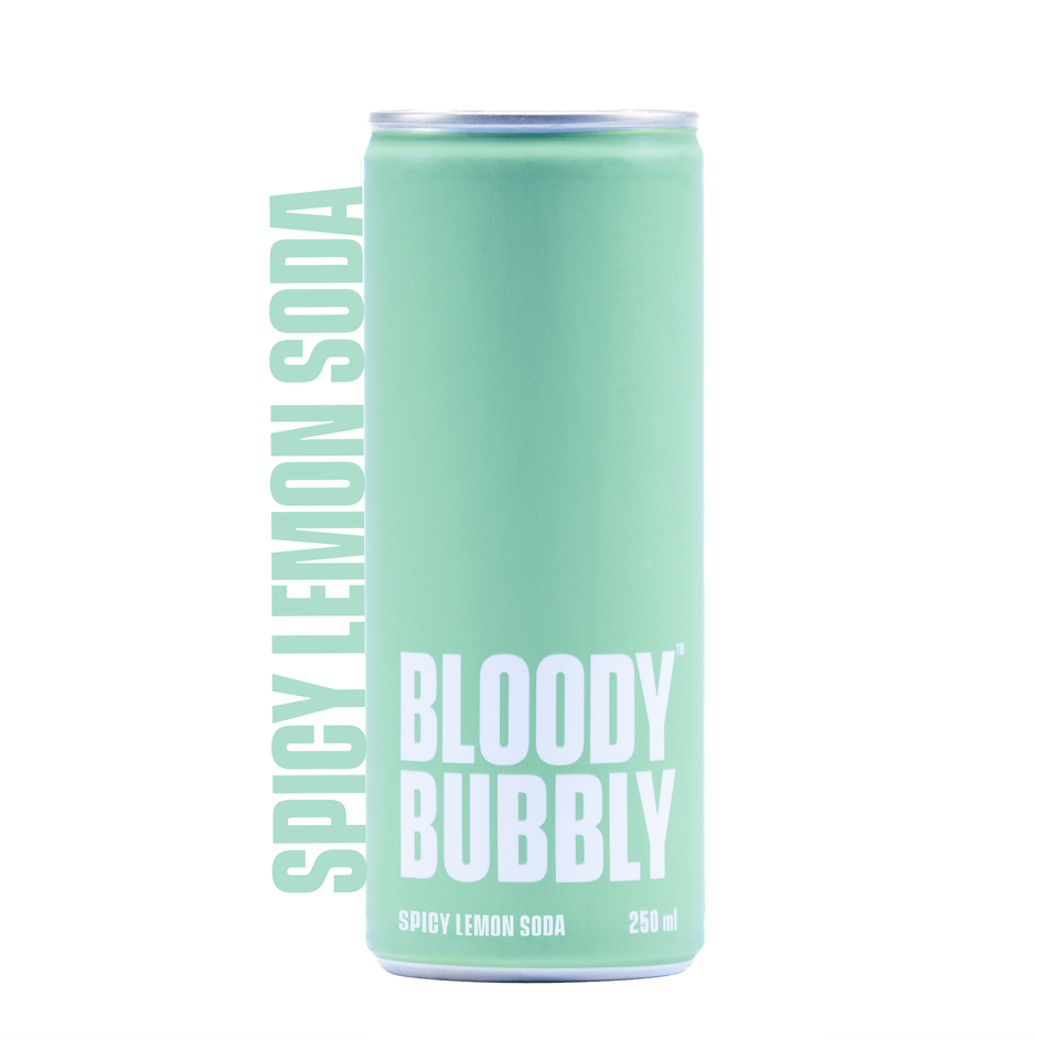 Bloody Bubbly Spicy Lemon Soda