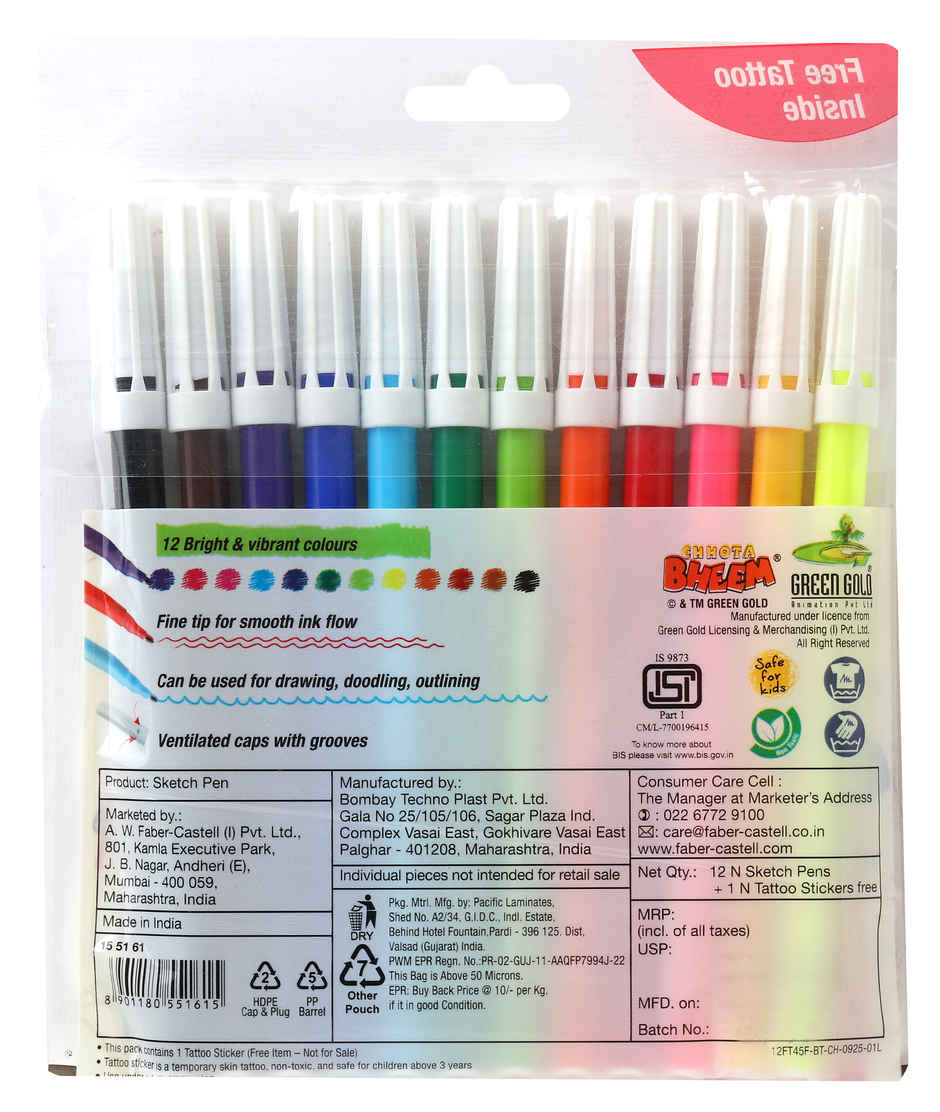 Faber-Castell Sketch Pens | Chhota Bheem