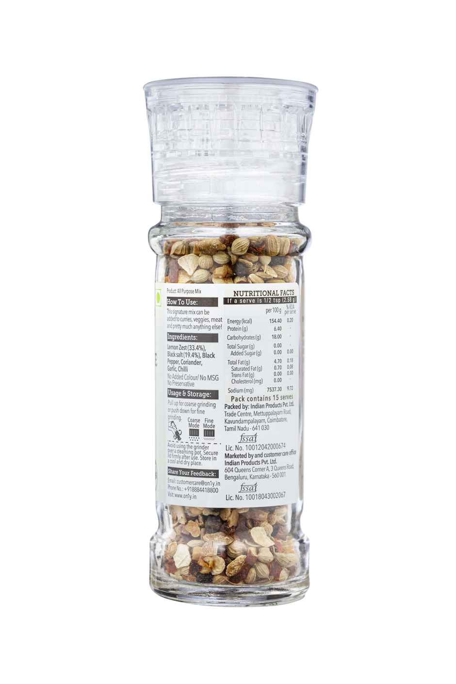 On1y All Purpose Seasoning Grinder