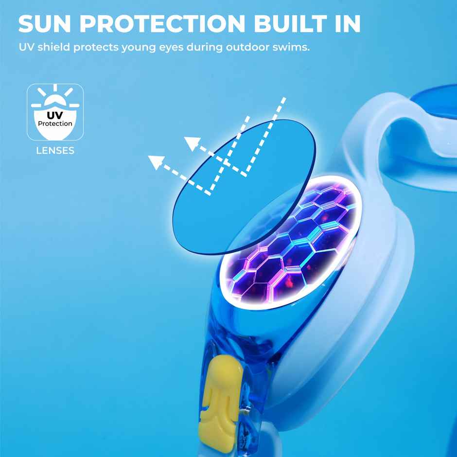 Nivia Scool Jr. Swimming Goggles | Blue | 4151Bl