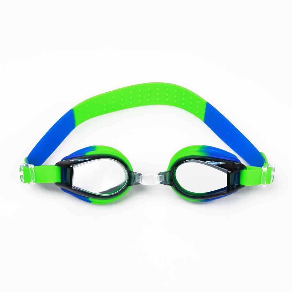 Nivia Splash Jr. 2.0 Swimming Goggles | Blue and Green
