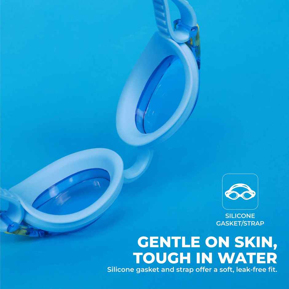 Nivia Scool Jr. Swimming Goggles | Blue | 4151Bl