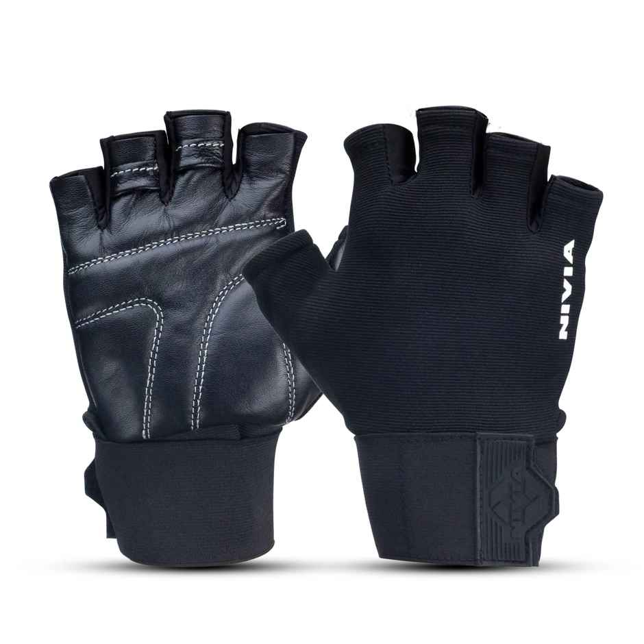 Nivia Scorpion Gym Gloves | L | Black