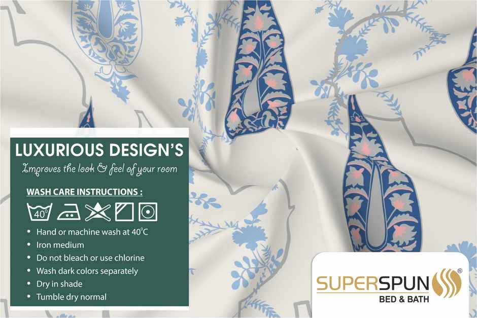 Superspun 144 Tc-100% Cotton-Vodre- Dbl- 224 x 254- D:23108 - Assorted