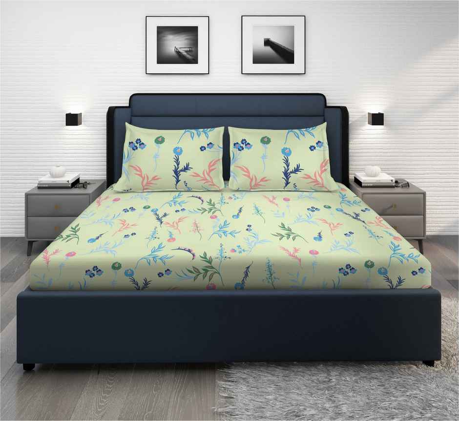 Superspun 144 Tc-100% Cotton-Vodre- Dbl- 224 x 254- D:23111 - Assorted