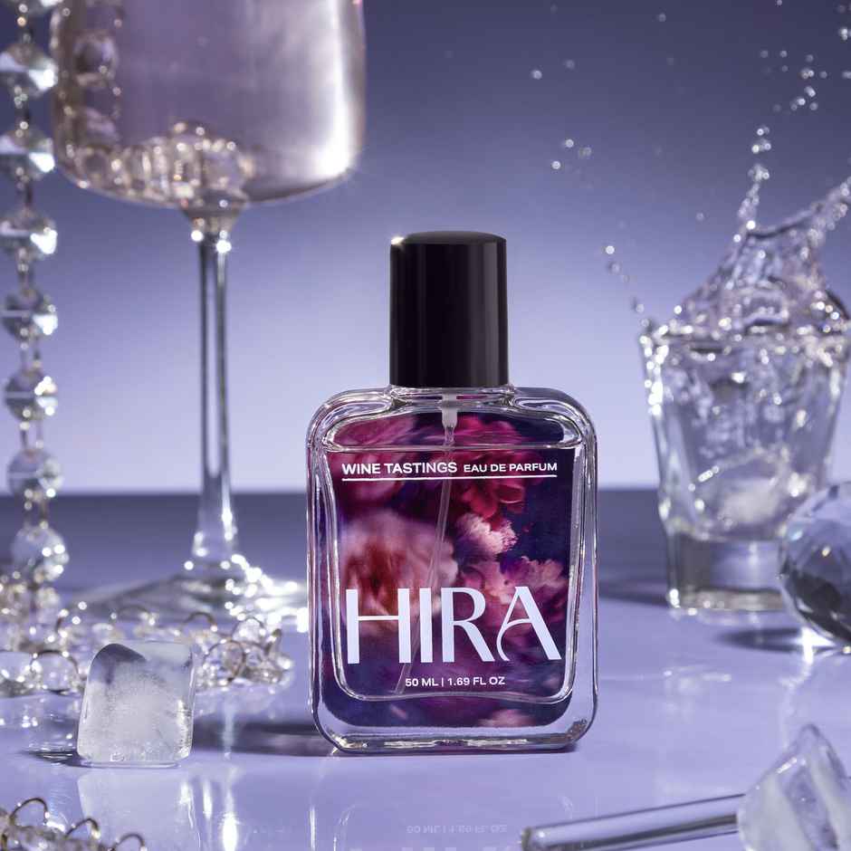 Hira Women's Wine Tastings Eau De Parfum | Rose & Oudh | Long Lasting Fragrance | Gift for Her
