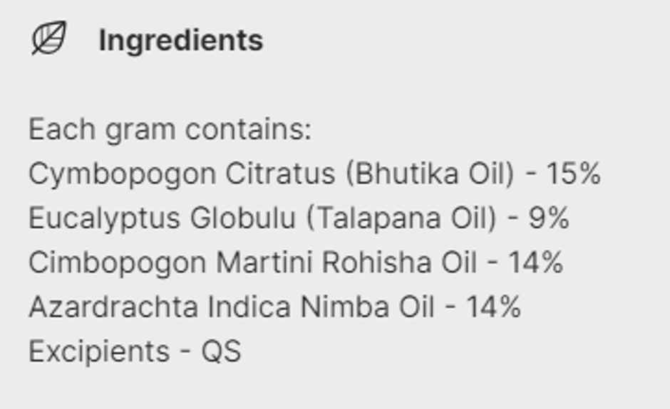 Herbal Strategi Mosquito Repellent Agarbatti
