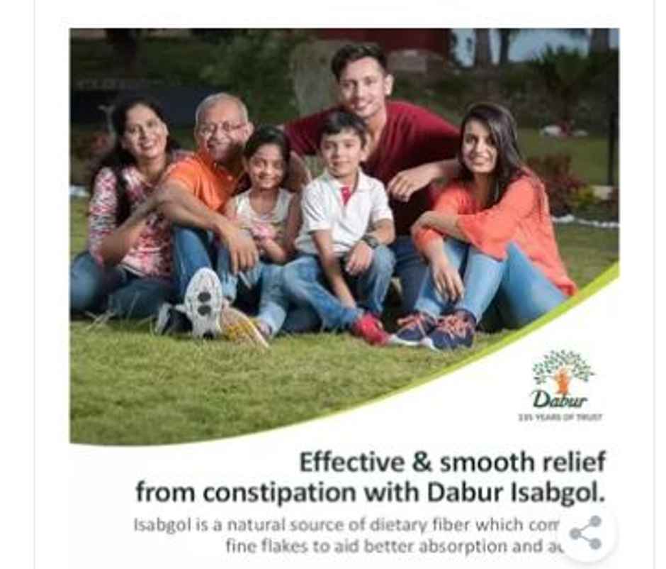 Dabur Sat Isabgol Powder 180g