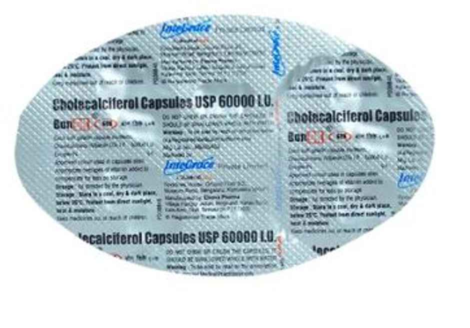 Bon DK 60000IU Vitamin D3 Capsule