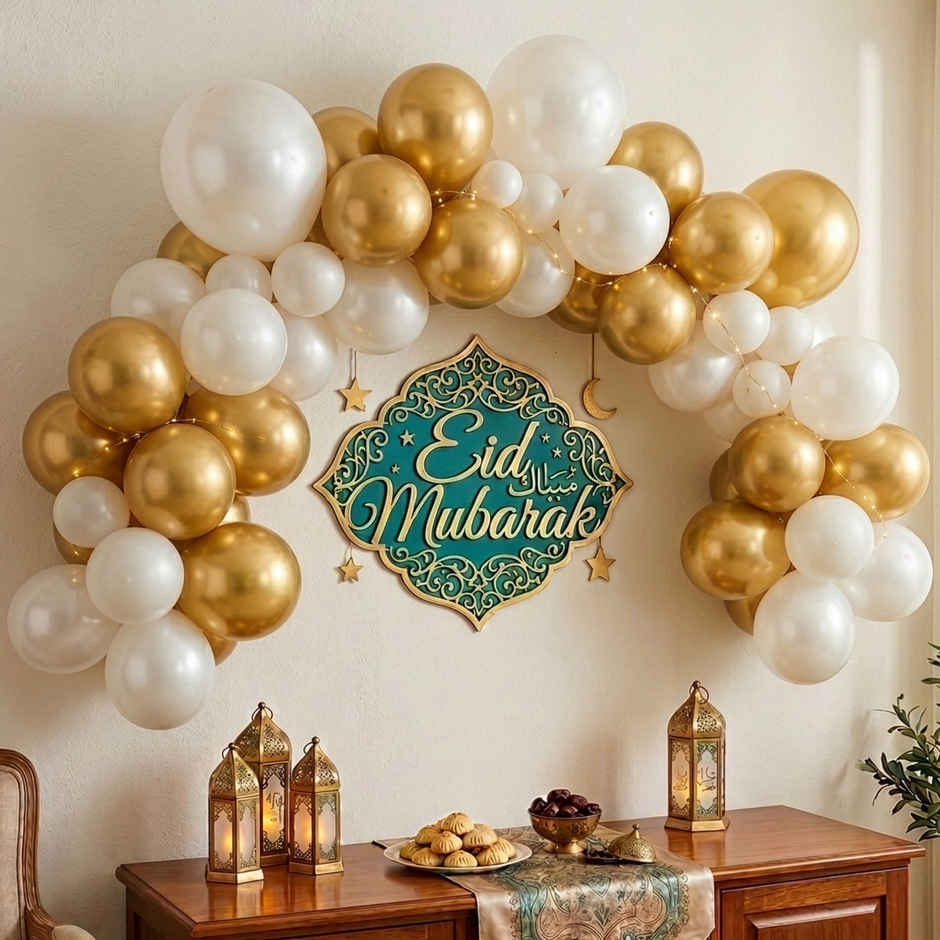 White and Golden Balloons Pack | Propcon