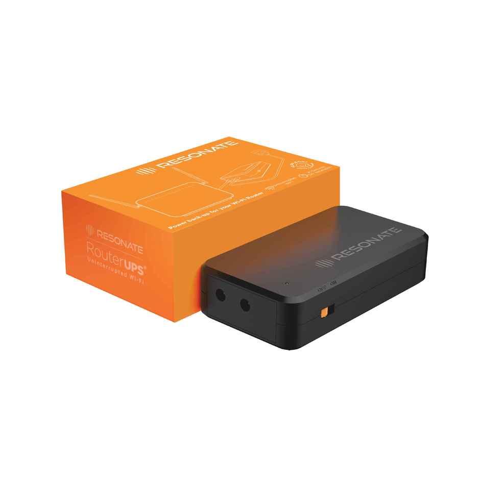 RESONATE RouterUPS Gen2 | Mini UPS for 12V upto 2A | 7800 mAh PowerBank for ACT & Other WiFi Routers