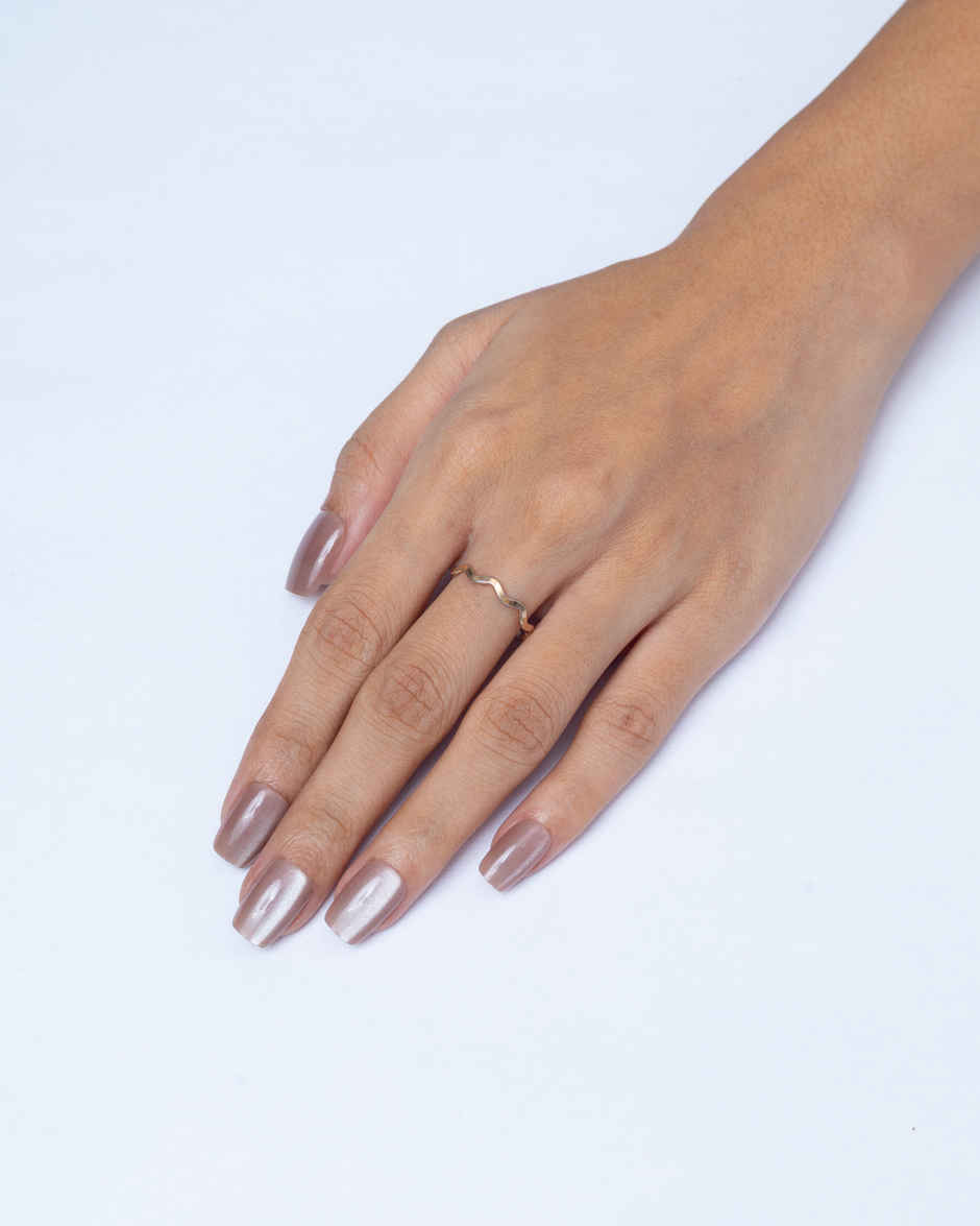 Pep Nails Bruna Medium Coffin Brown Cat Eye Reusable Press On Nails | 30 Nail Tips