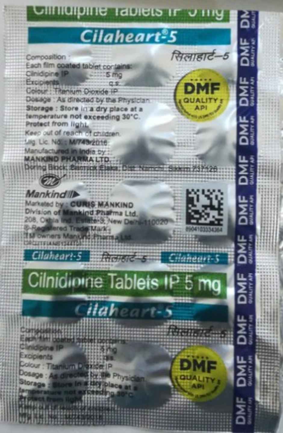 Cilaheart-5 Tablet