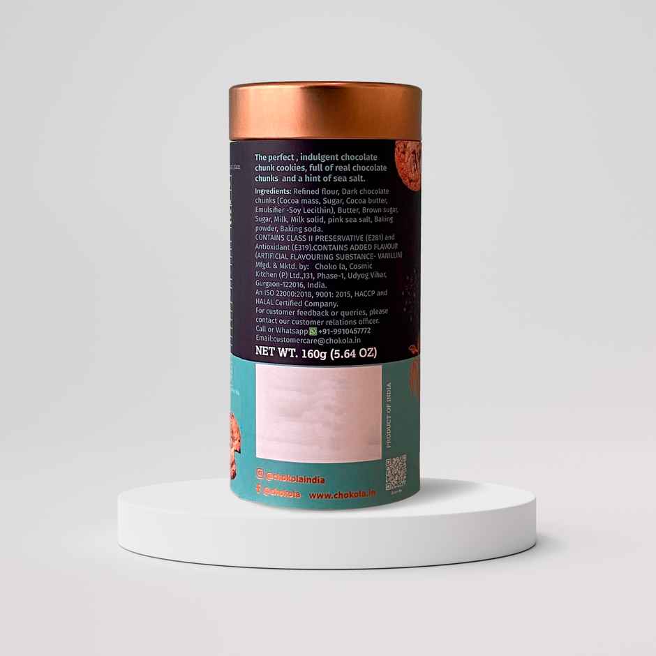 Chokola Chocolate Chunk Sea Salt Cookies