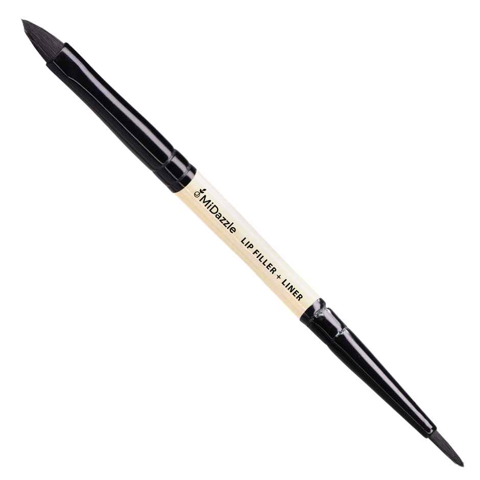 Midazzle Premium Wooden 2in1 Lip Filler and Lip Liner Makeup Brush |MIMB1115