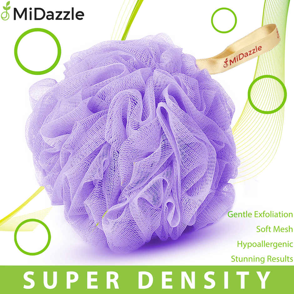 Midazzle Large Bathing Loofah Sponge Exfoliator Scrubber | Assorted | MINL6003