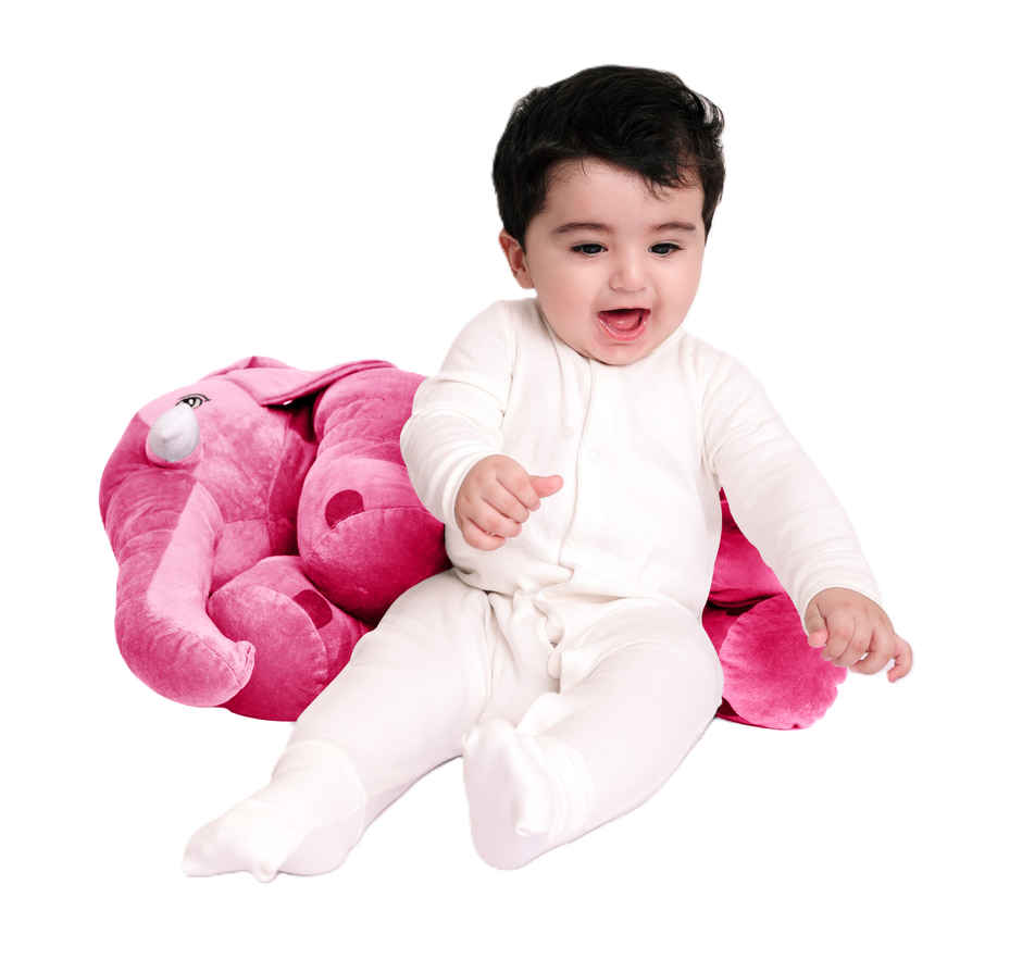Dearjoy Baby Elephant Shaped Pillow - Pink