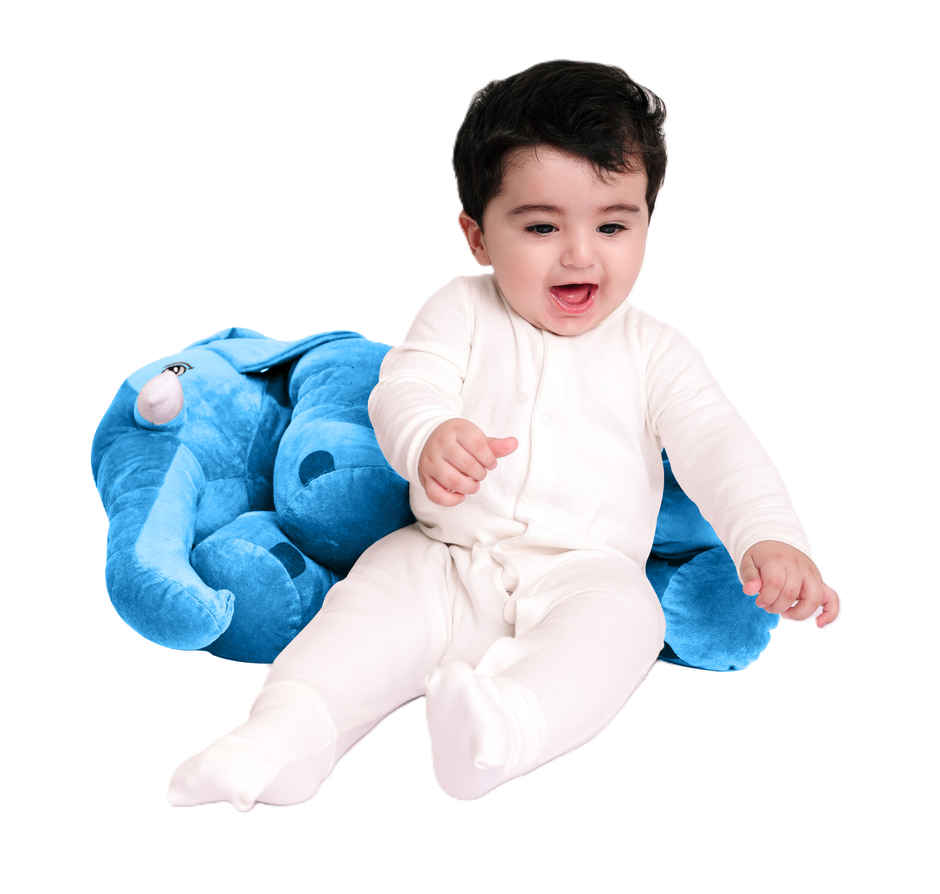 Dearjoy Baby Elephant Shaped Pillow - Blue