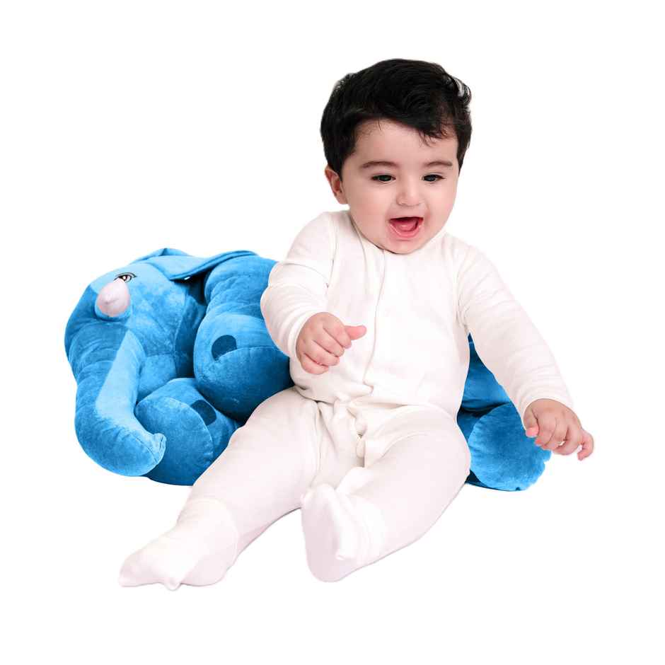 Dearjoy Baby Elephant Shaped Pillow - Blue