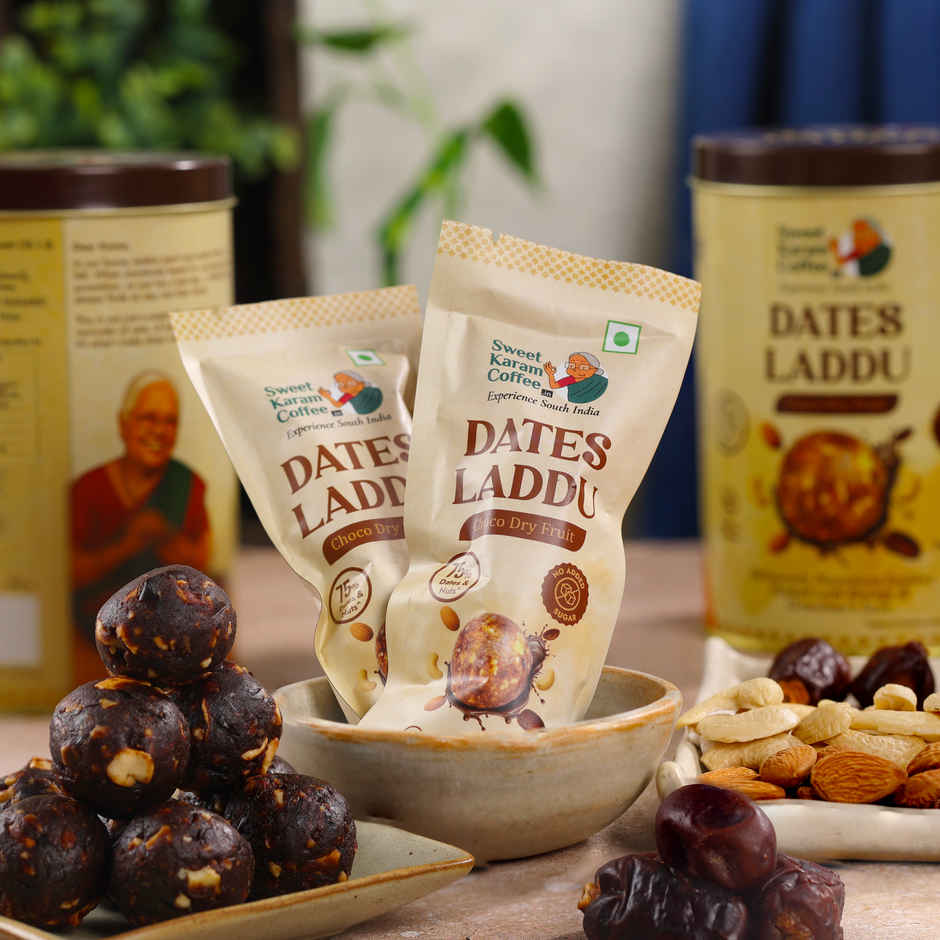 Dates Laddu (No Added Sugar) By Sweet Karam Coffee